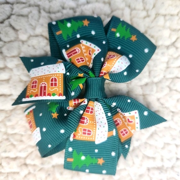 Christmas Clip in bows - Picture 5 of 7